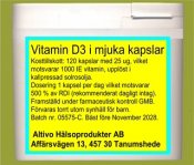 D 3 Vitaminer